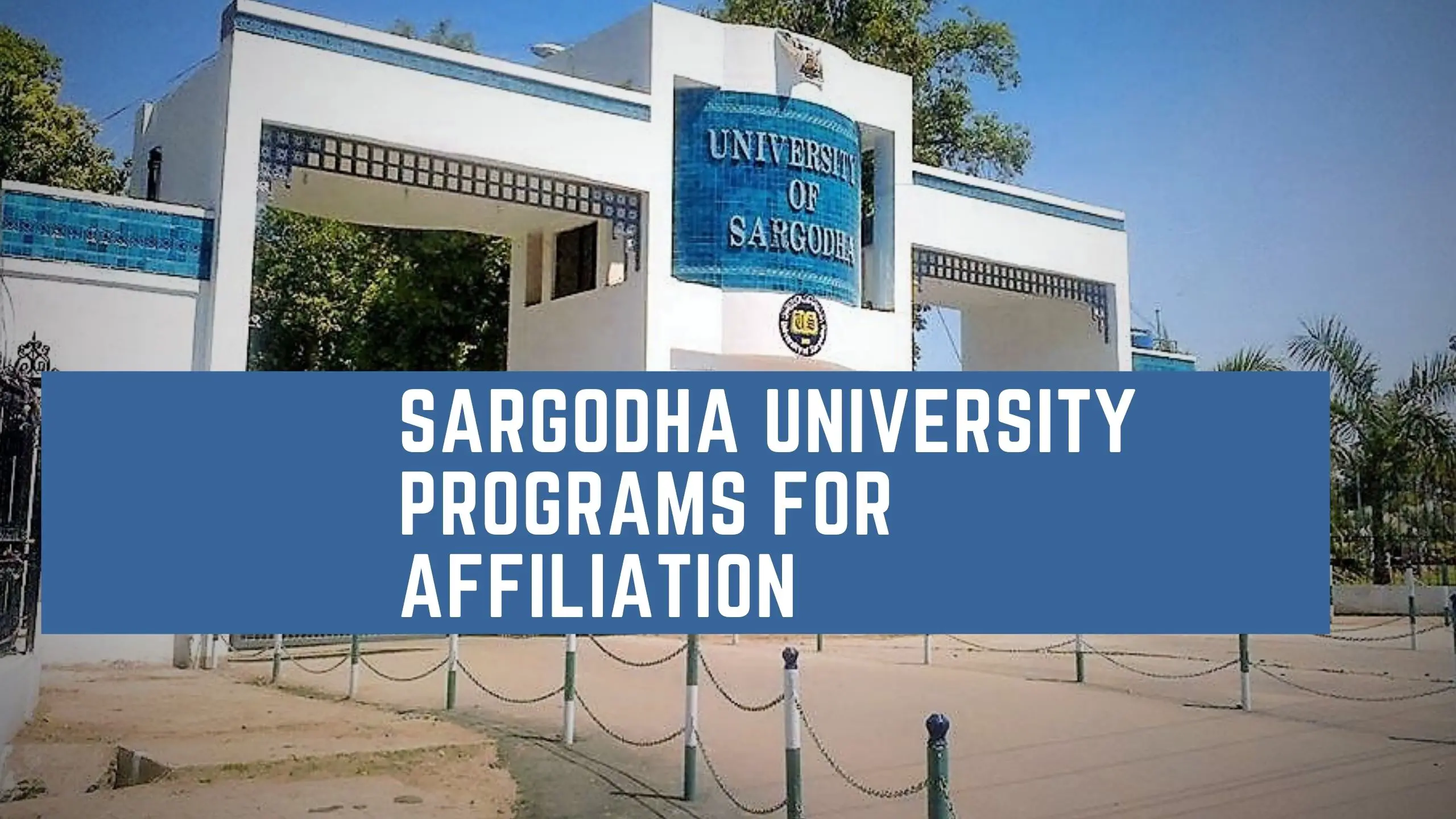 University OF Sargodha Affiliations 2022