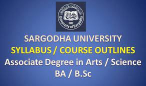 University of Sargodha BA Syllabus