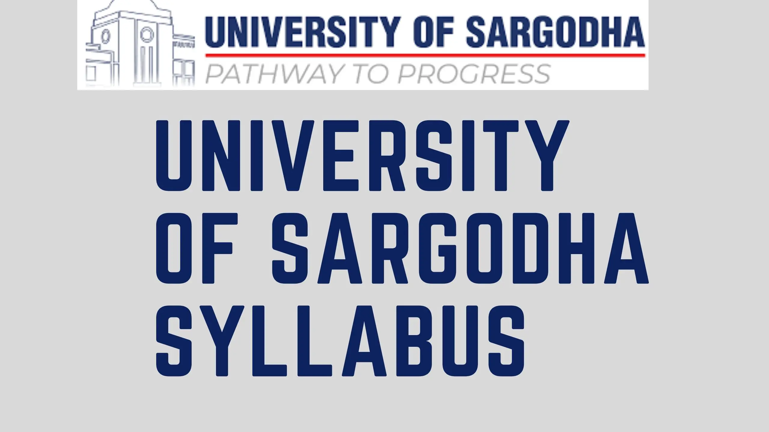 University of Sargodha BA Syllabus 2022