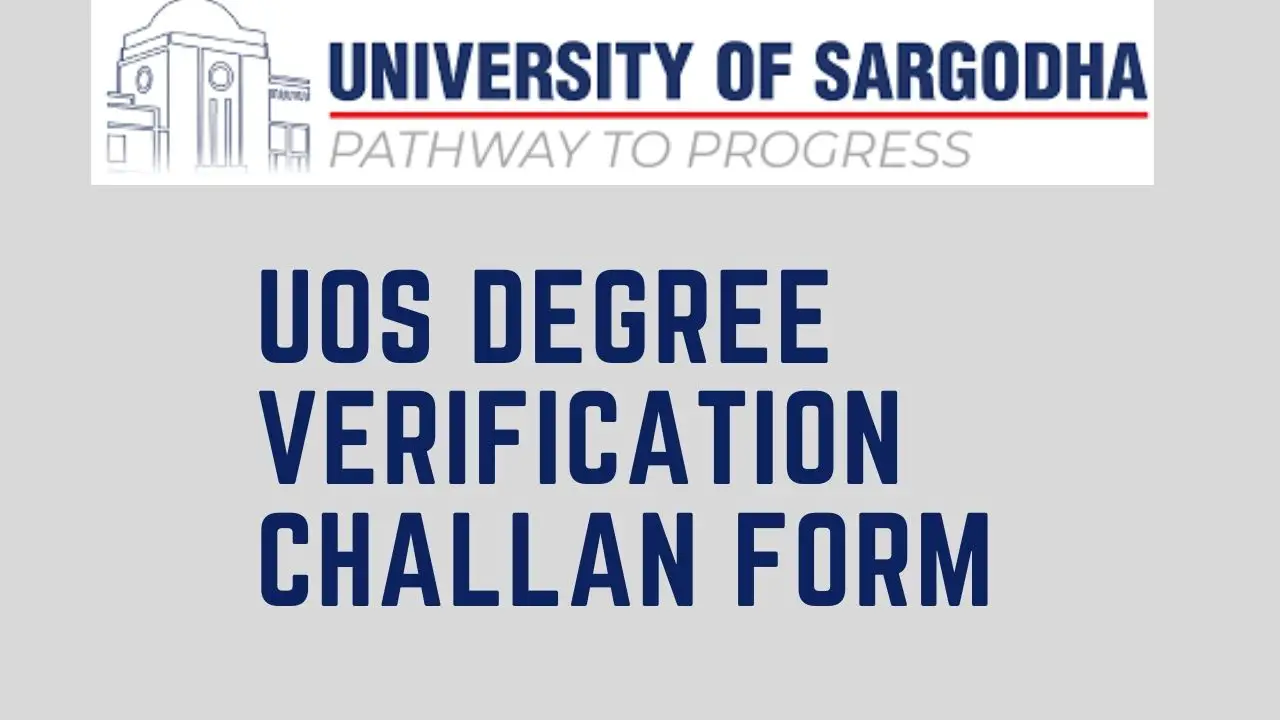 sargodha university online challan form