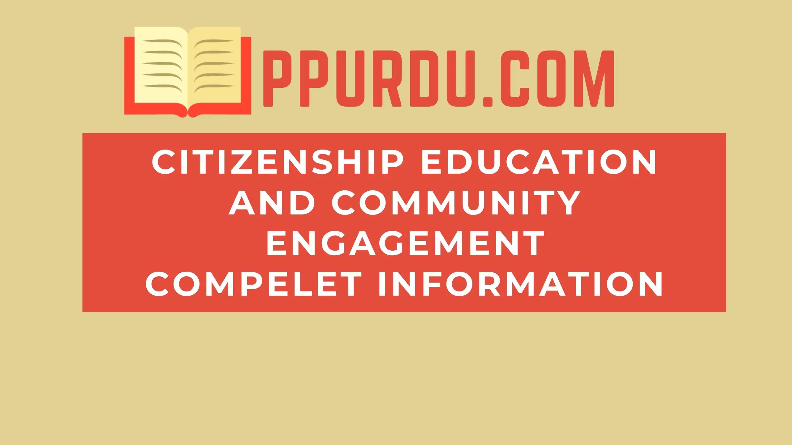 Ctizenship Education And Community Engagement