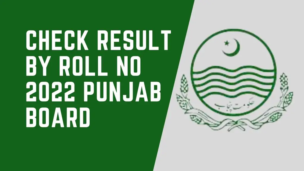 check result by roll no 2021 punjab board