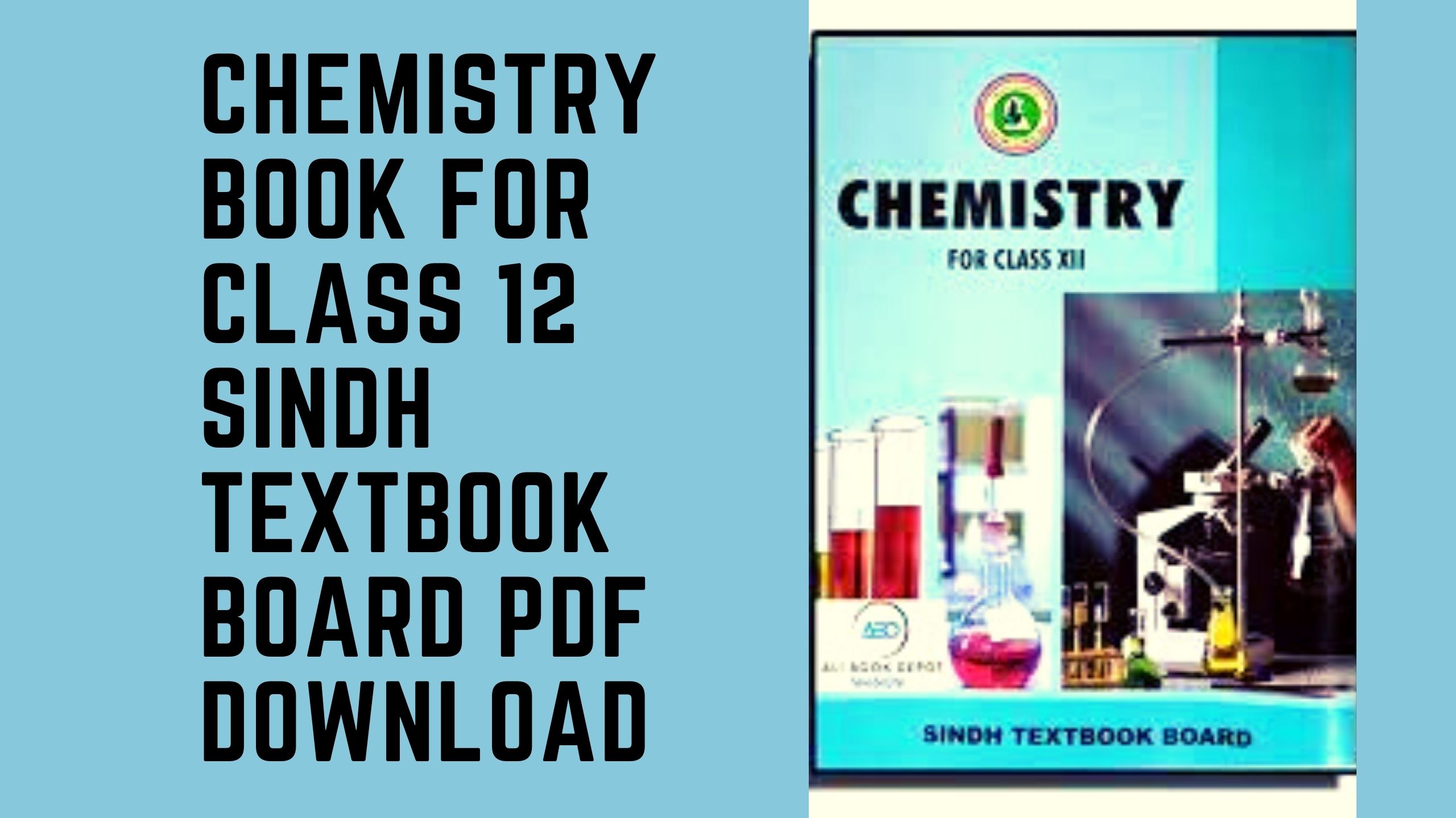 chemistry book for class 12 Sindh textbook board pdf download