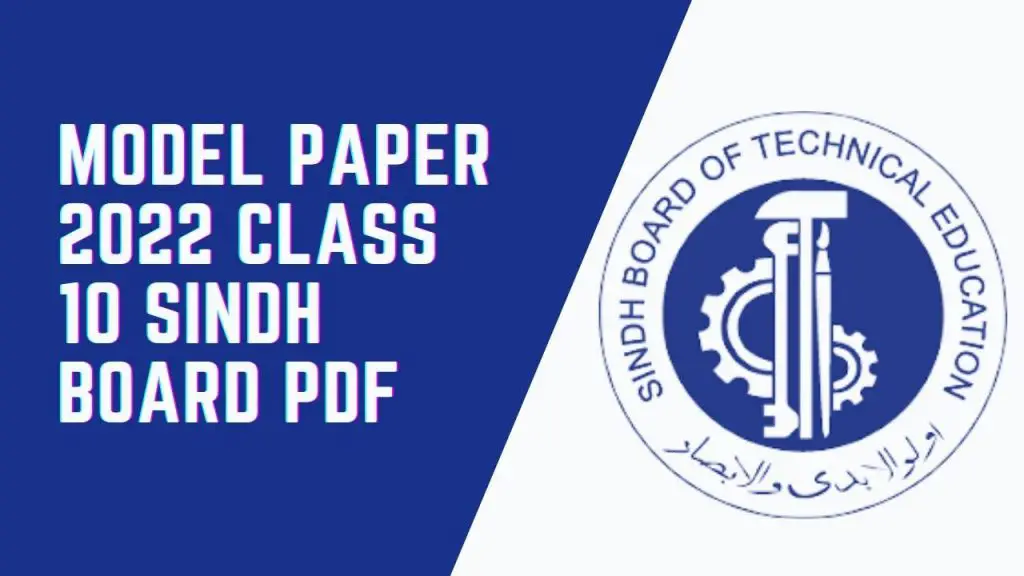 Model Paper 2022 Class 10 Sindh Board Pdf