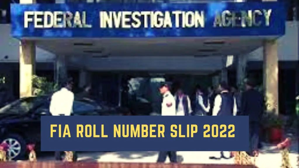 FIA Roll Number Slip 2022 Constable