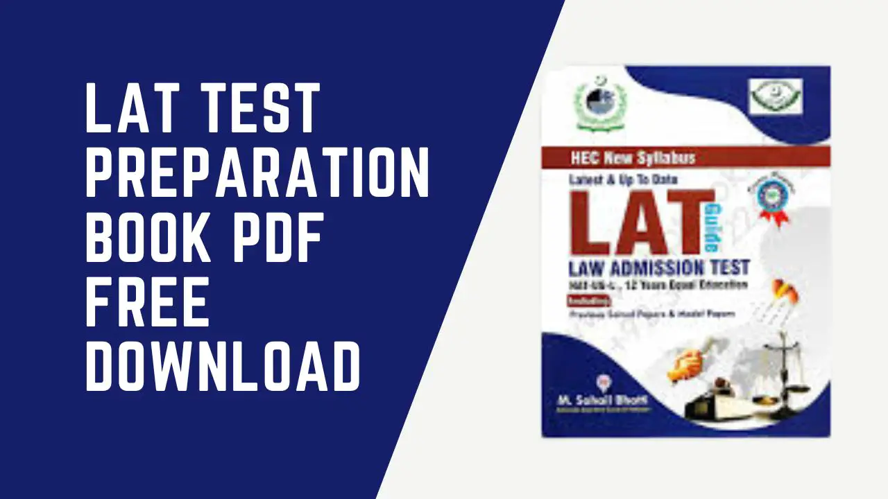 LAT Test Preparation Book Pdf Download