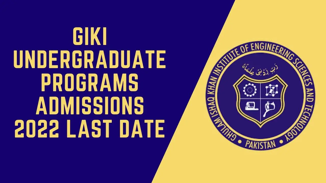 Giki Undergraduate Programs