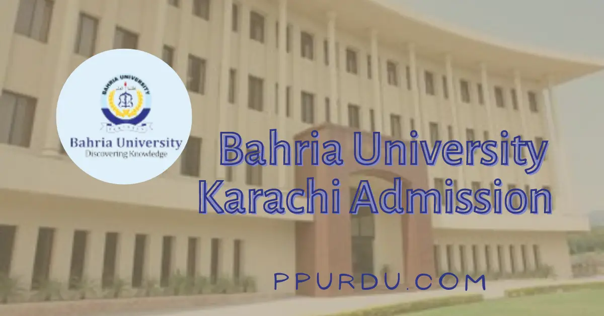 Bahria University Karachi Admission 2022