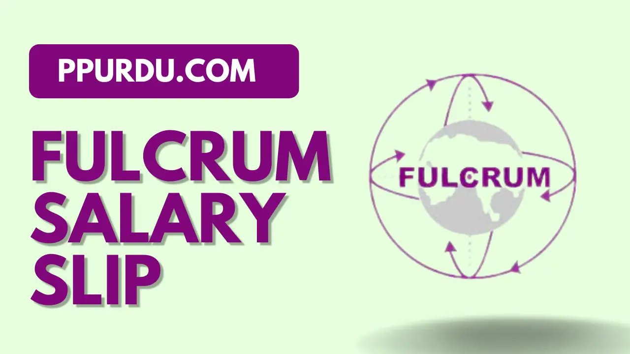 Fulcrum Salary Slip For 2022